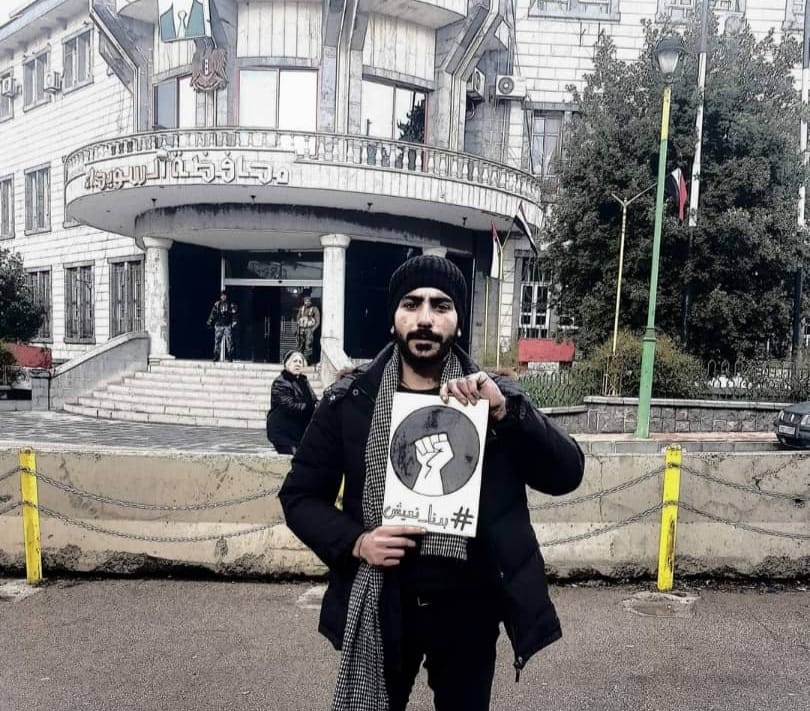 Syrian regime arrested Nawras Abu Zain al Din in Damascus in Syria 19-12-2021