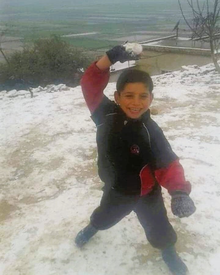 A child was killed by an explosion in Idlib in Syria 22-2-2022