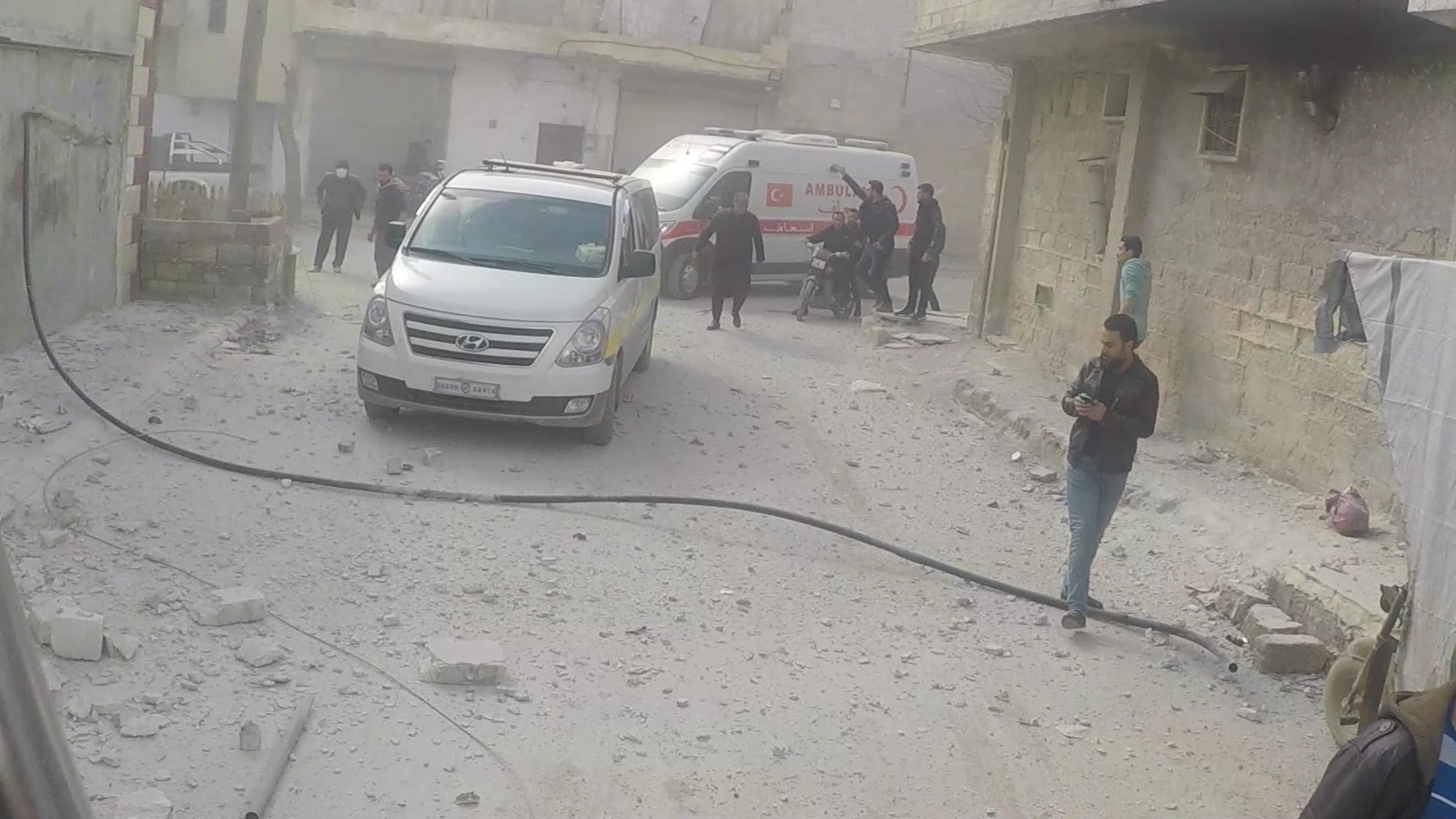 قتيل وعدة جرحى إثر قصف قوات سوريا الديمقراطية على اعزاز في حلب في 23-3-2022