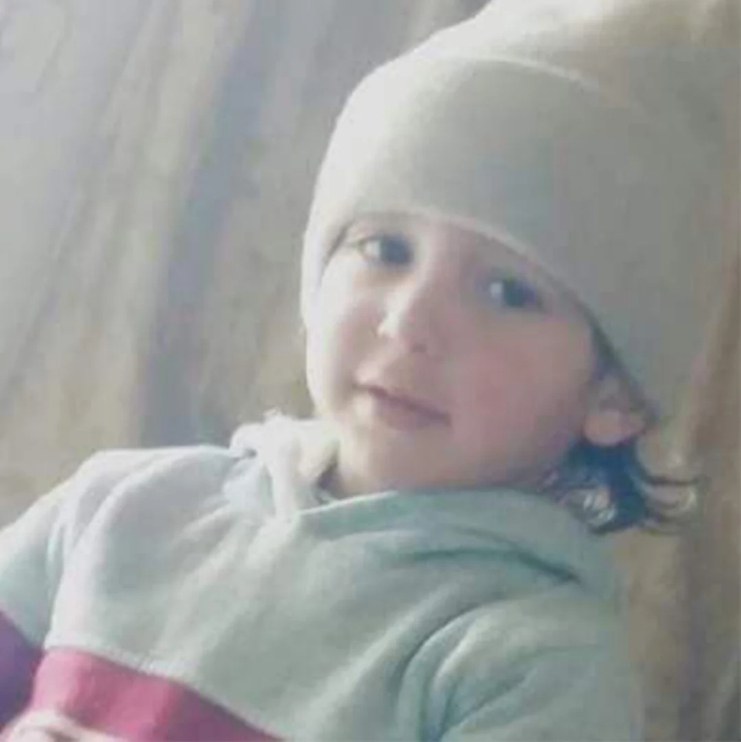 A child killed by the blast of a landmine east of Daraa governorate on April 9