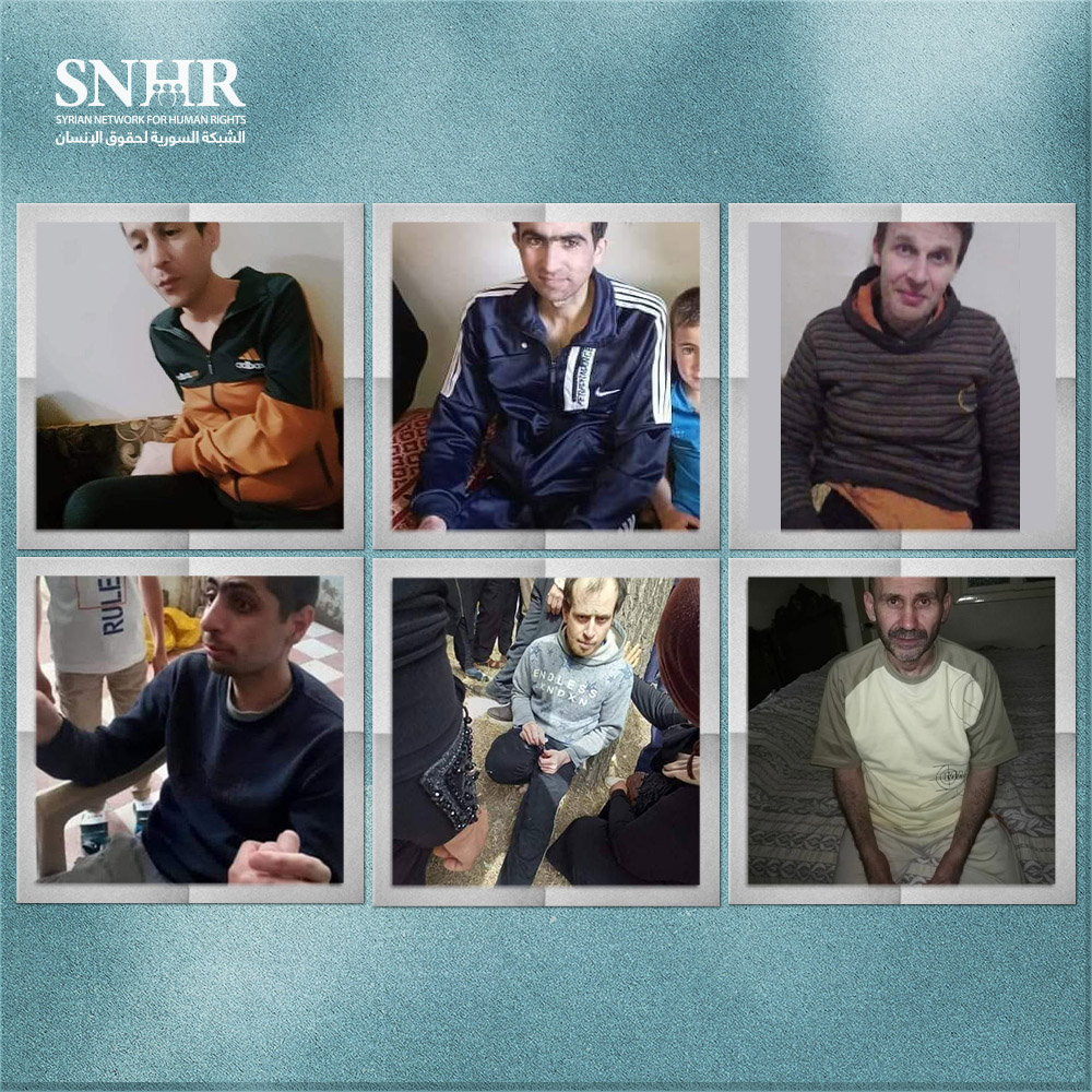 معتقلون أفرج عنهم النظام السوري حديثاً يظهر عليهم سوء حالتهم الصحية