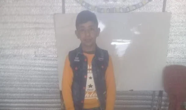 Mahmoud al-Ibied was killed in the explosion of an old machine gun bullet in Idlib governorate, January 6, 2023