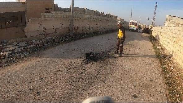 قوات النظام السوري تقصف مدرسة بريف ادلب الشرقي في 27-2-2023