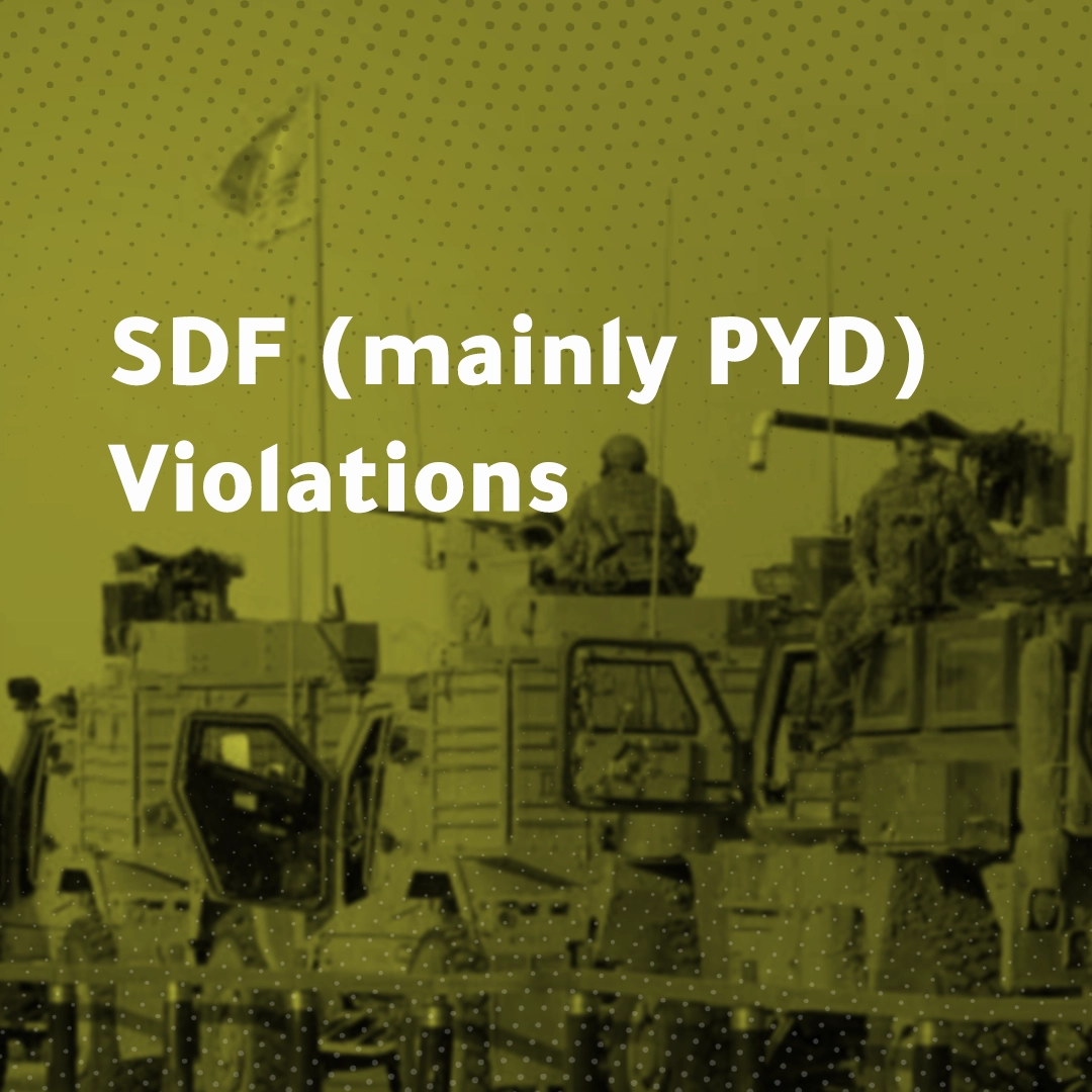 On May 20, 2023, Syrian Democratic Forces (SDF) personnel carried out a raid and arrest campaign in the Hawayej Boums’a and Mheimda camps housing internally displaced persons (IDPs) in the western suburbs of Deir Ez-Zour governorate. The Syrian Network for Human Rights (SNHR) documented the arrest of 12 civilians from Deir Ez-Zour city, who were taken to an undisclosed location. It should be noted that the detainees’ phones wereseized following their arrest, and they have not been allowed to contact their families. SNHR is concerned that they may be subjected to torture in detention and may go on to become yet more enforced disappearance cases, with 85% of all those detained in Syria falling into this category.  We call for the provision of reparations for the victims and their families, both materially and morally, and call on all parties to put an end to all arbitrary detentions whose only purpose is to spread mass fear and extort people.  We also call for revealing the fates of thousands of people forcibly disappeared at the hands of the SDF.