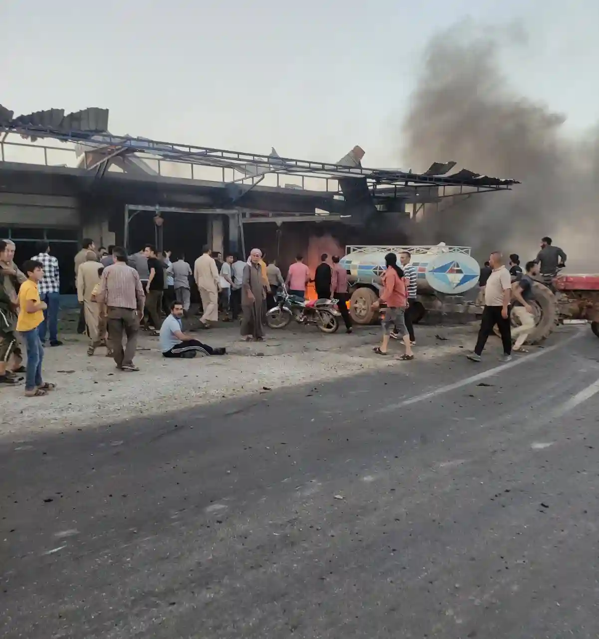 Car bomb of unidentified source causes a massacre in eastern Aleppo governorate, July 9, 2023