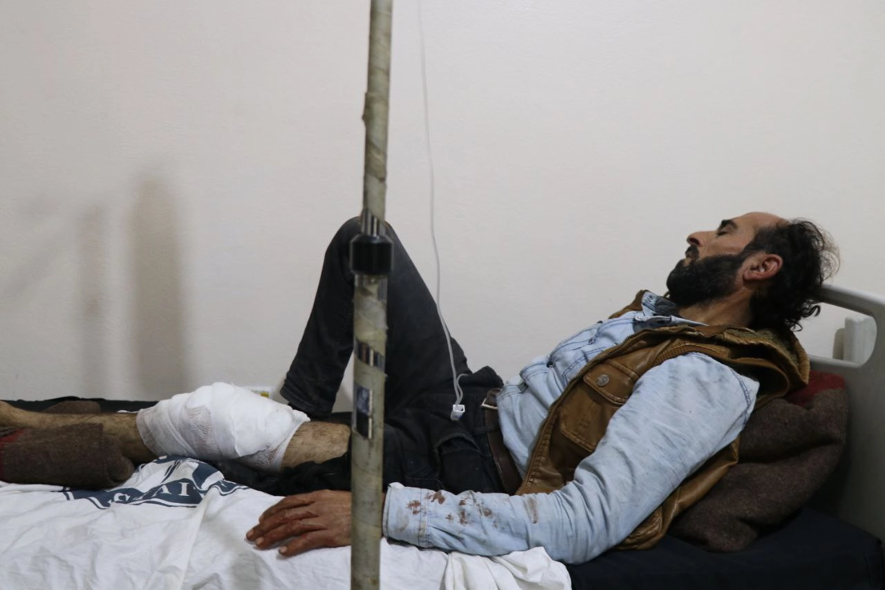 Two civilians injured in a ground regime attack on western rural Aleppo governorate, January 4, 2023