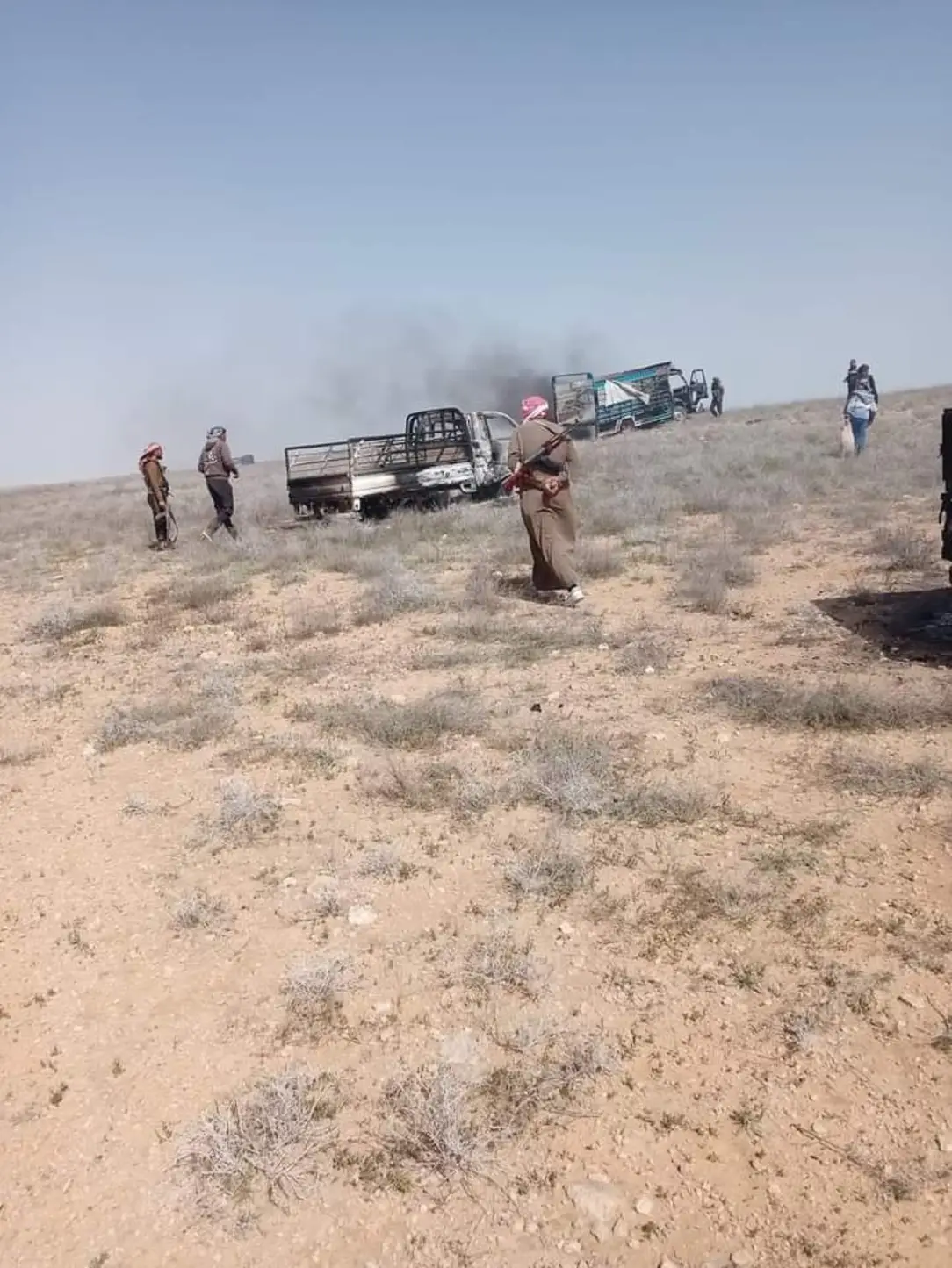 مقتل أربعة مدنيين إثر هجوم مسلحين لم نتمكن من تحديد هويتهم جنوب محافظة دير الزور في 6-3-2024