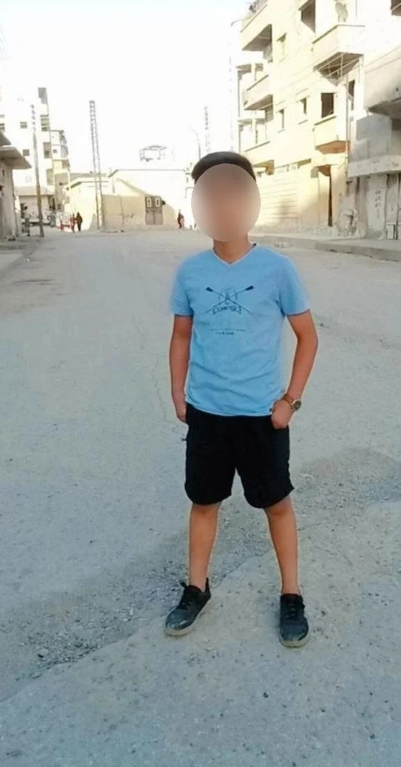 Boy named Amad Khalil abducted by the SDF in Raqqa, April 25, 2024