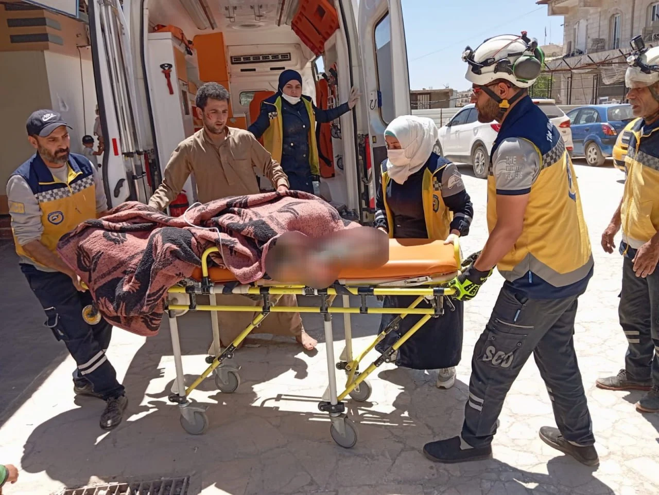 إصابة سيدة حامل بجراح إثر هجوم أرضي لقوات سوريا الديمقراطية شمال غرب محافظة حلب في 8-5-2024