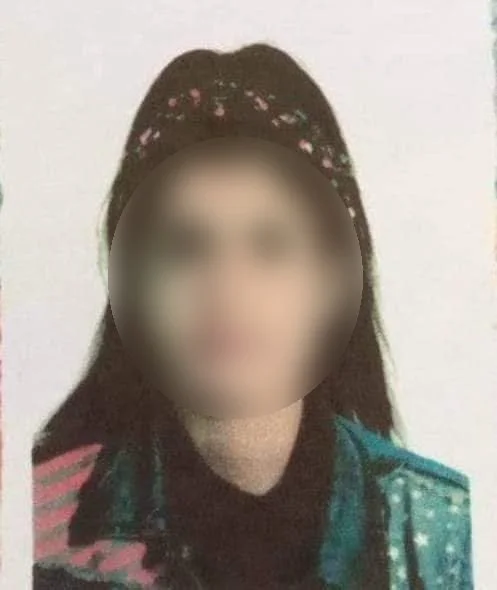 Girl named Khawla Hamak abducted by the SDF in Aleppo governorate, June 25, 2024