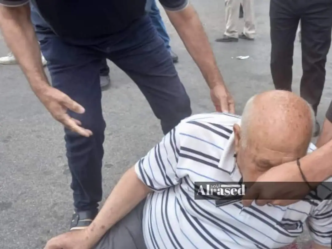 Man named Jihad Zahr al-Din shot and injured by regime forces in Suwayda city, July 15, 2024