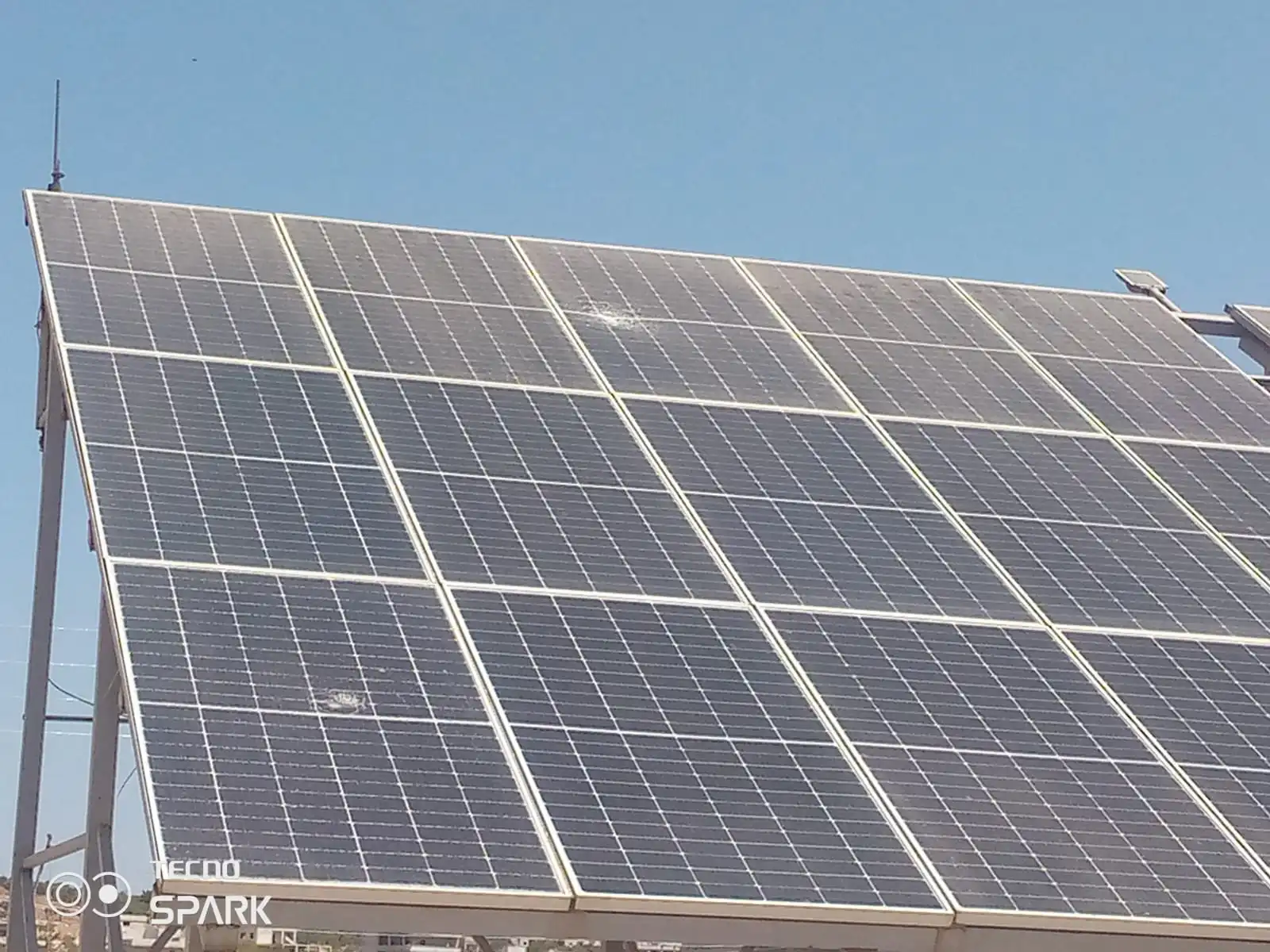 Solar Energy Water Station damaged in a ground regime attack in S. Idlib, August 17, 2024