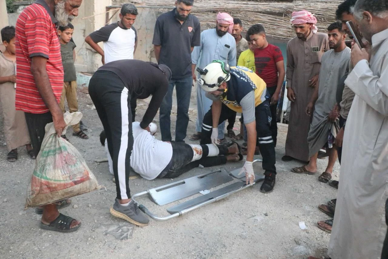 Seven civilians injured in a ground regime attack in NW. Hama, August 6, 2024