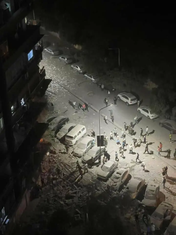 Six civilians killed in a massacre resulting from an aerial attack of unidentified source in Damascus city, October 8, 2024