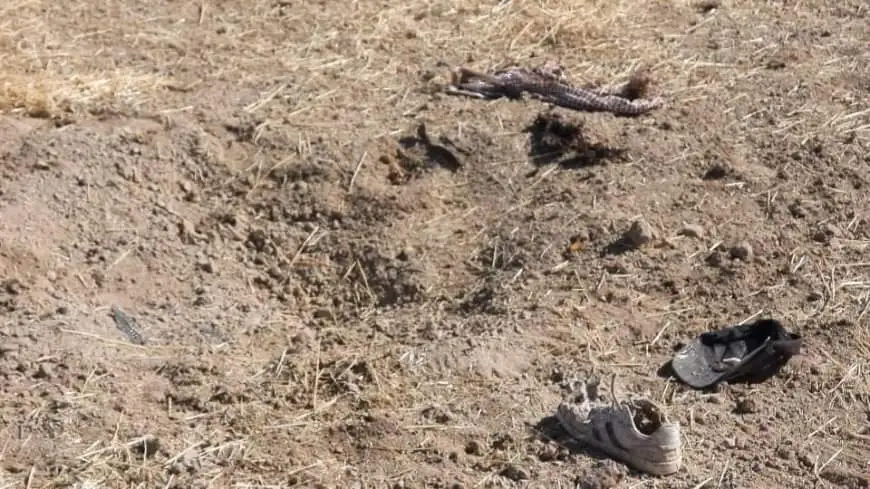 Three boys killed by a landmine of unidentified source in N. Raqqa, October 20, 2024