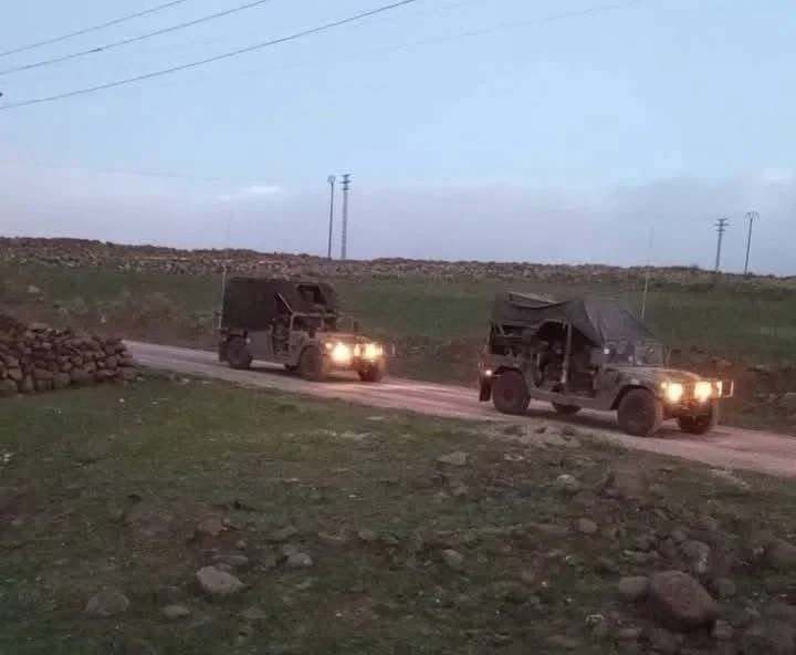 Israeli occupation forces advance to areas near al-Nasiriya village in S. Syria, March 19, 2025